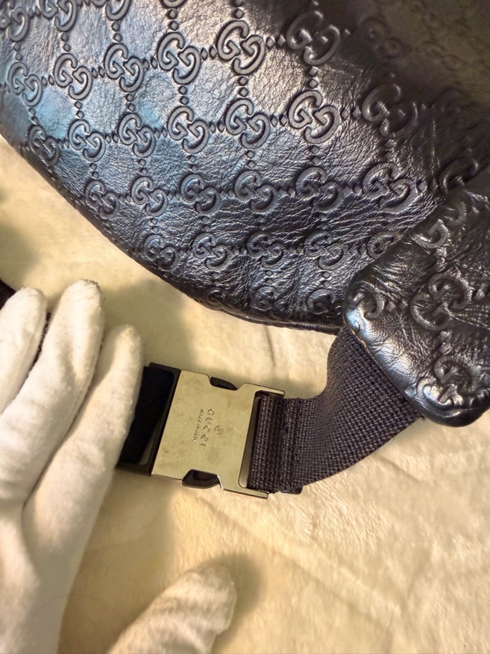 Gucci Guccissima Web Belt Bag - Picture 11 of 17